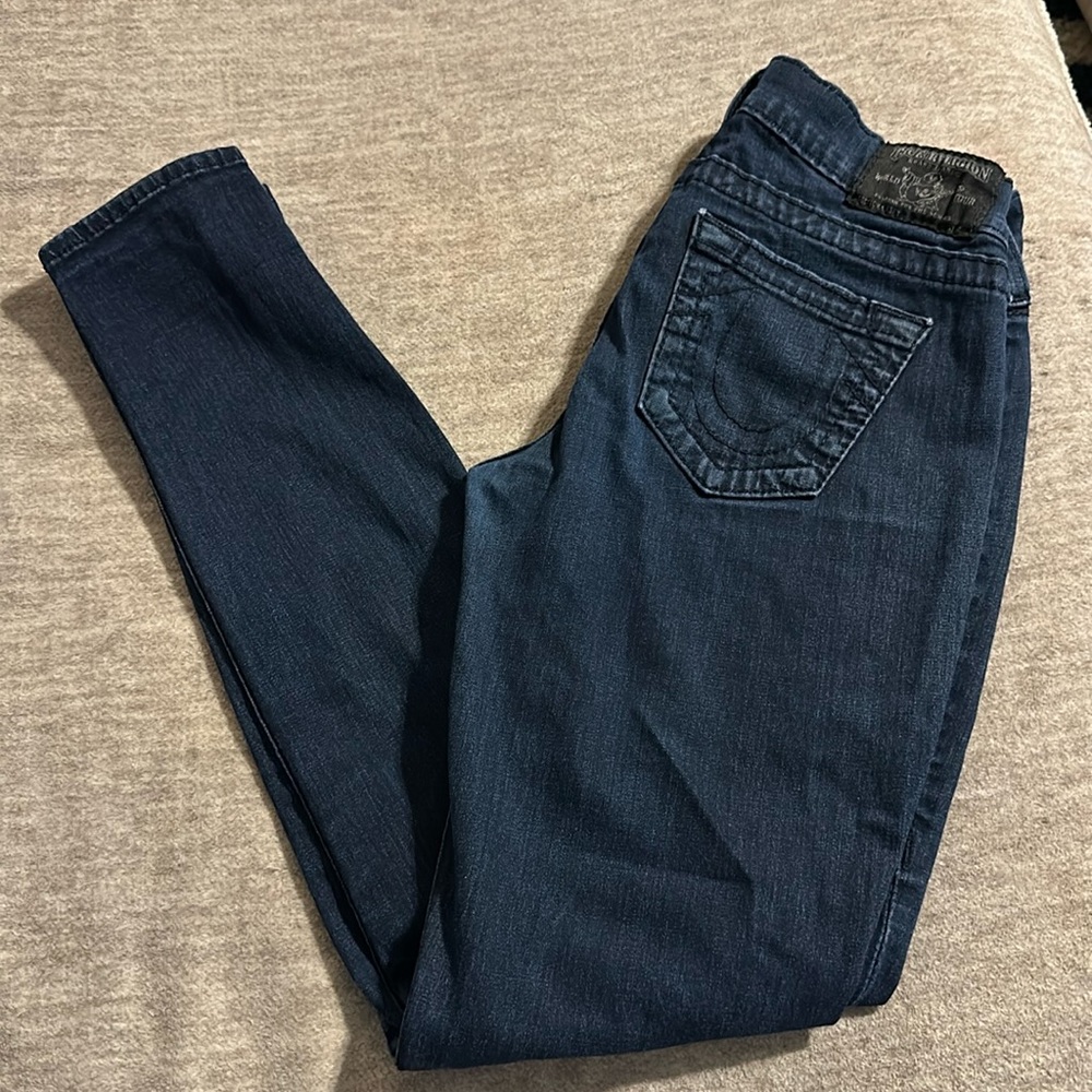 True religion-Casey low rise super skinny jeans size 28